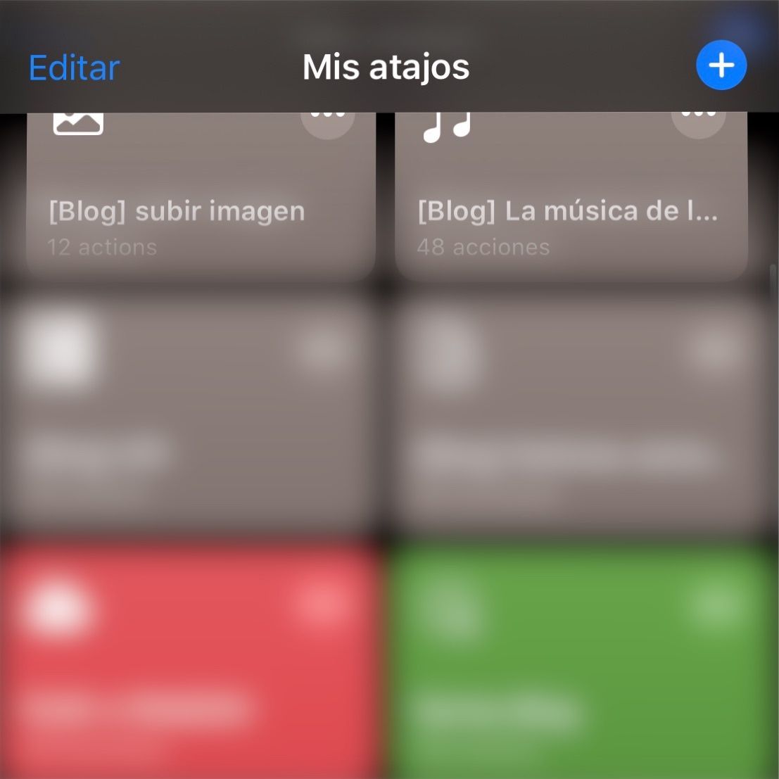 Explicación del actualizador de atajos del grupo Shortcuts_es