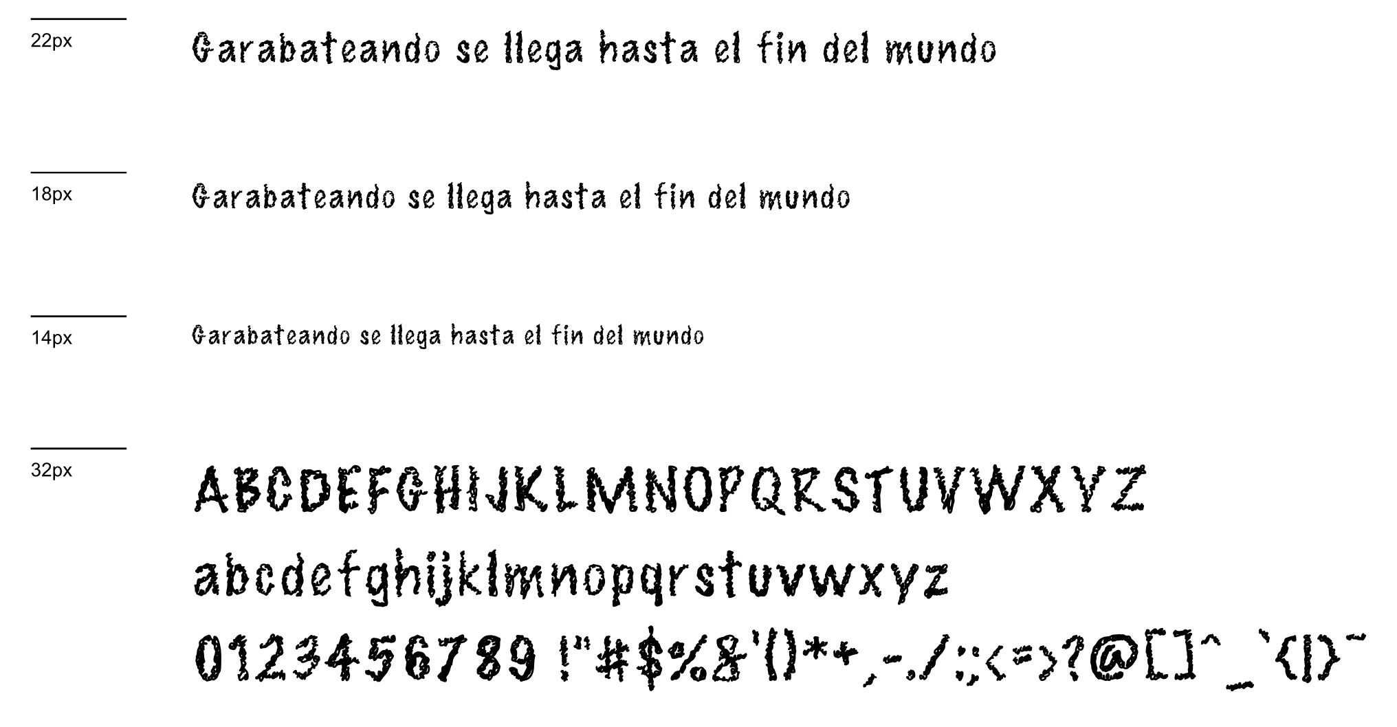 Tipografías: Garabatos